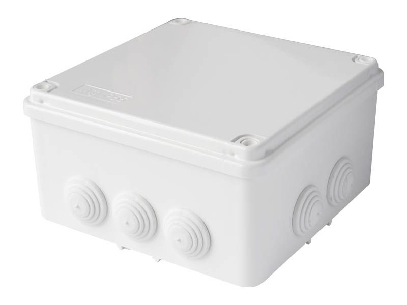 RAZVODNA OG KUTIJA SA 10 UVODNICA I VIJCIMA  155X155X80 IP55