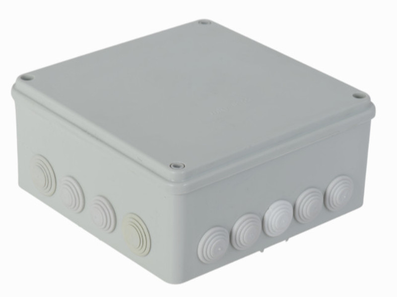RAZVODNA OG KUTIJA SA 16 UVODNICA I VIJCIMA  210X210X100 IP55 SIVA