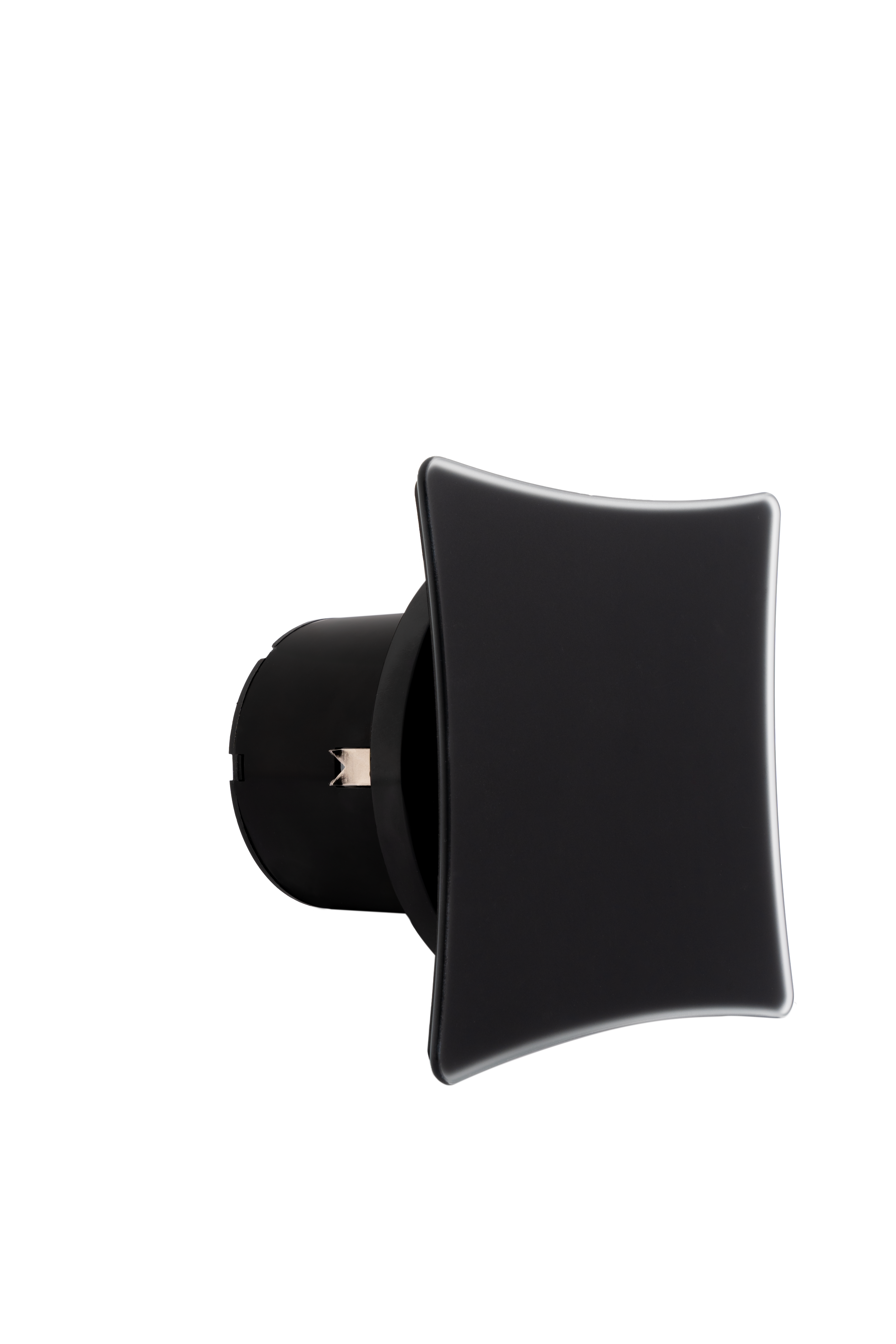 VENTILATOR KUPATILSKI MISTRAL 100-T CRNI STAKLO  MAT (SA ŽABICAMA)