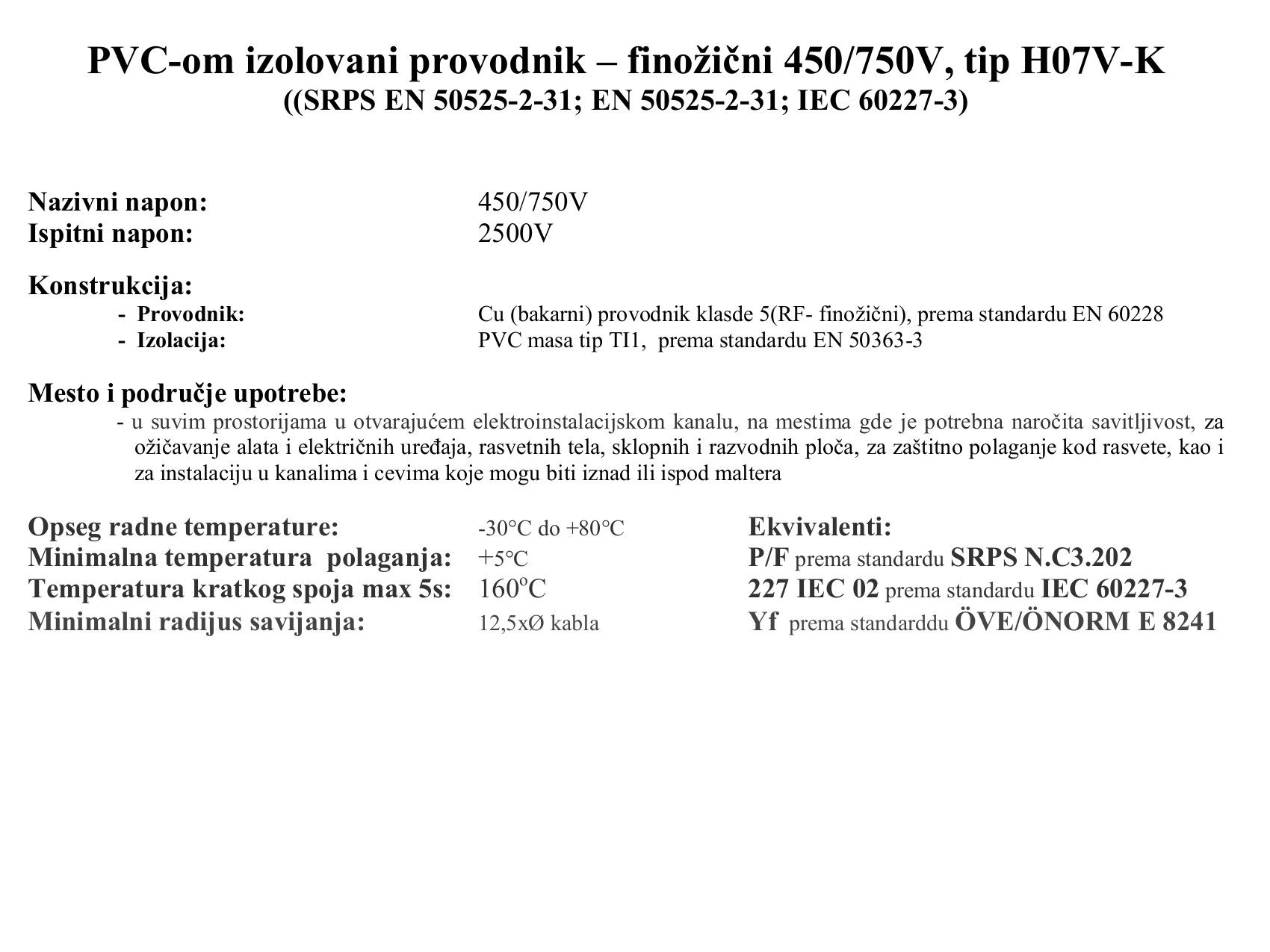 KABL P/F 1,5 braon