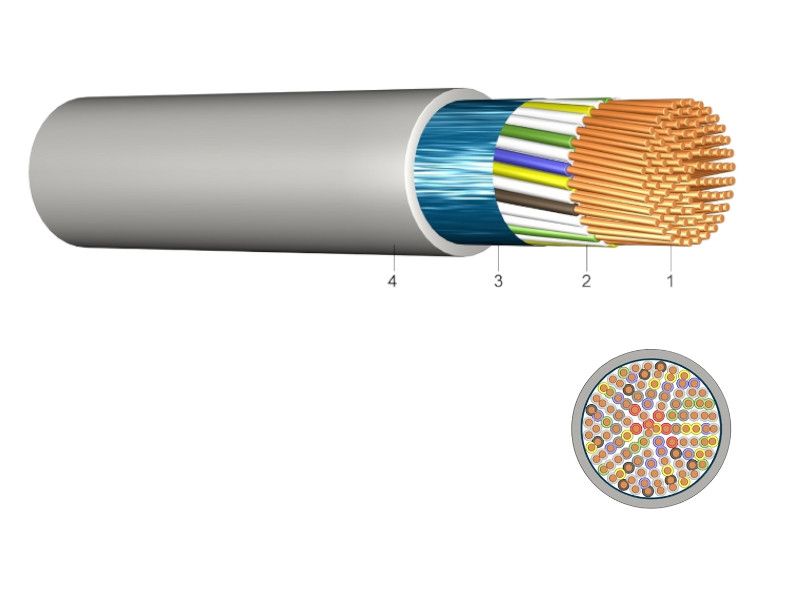 KABL J-Y(St)-Y 2x2x0,60+0,40mm UNAL