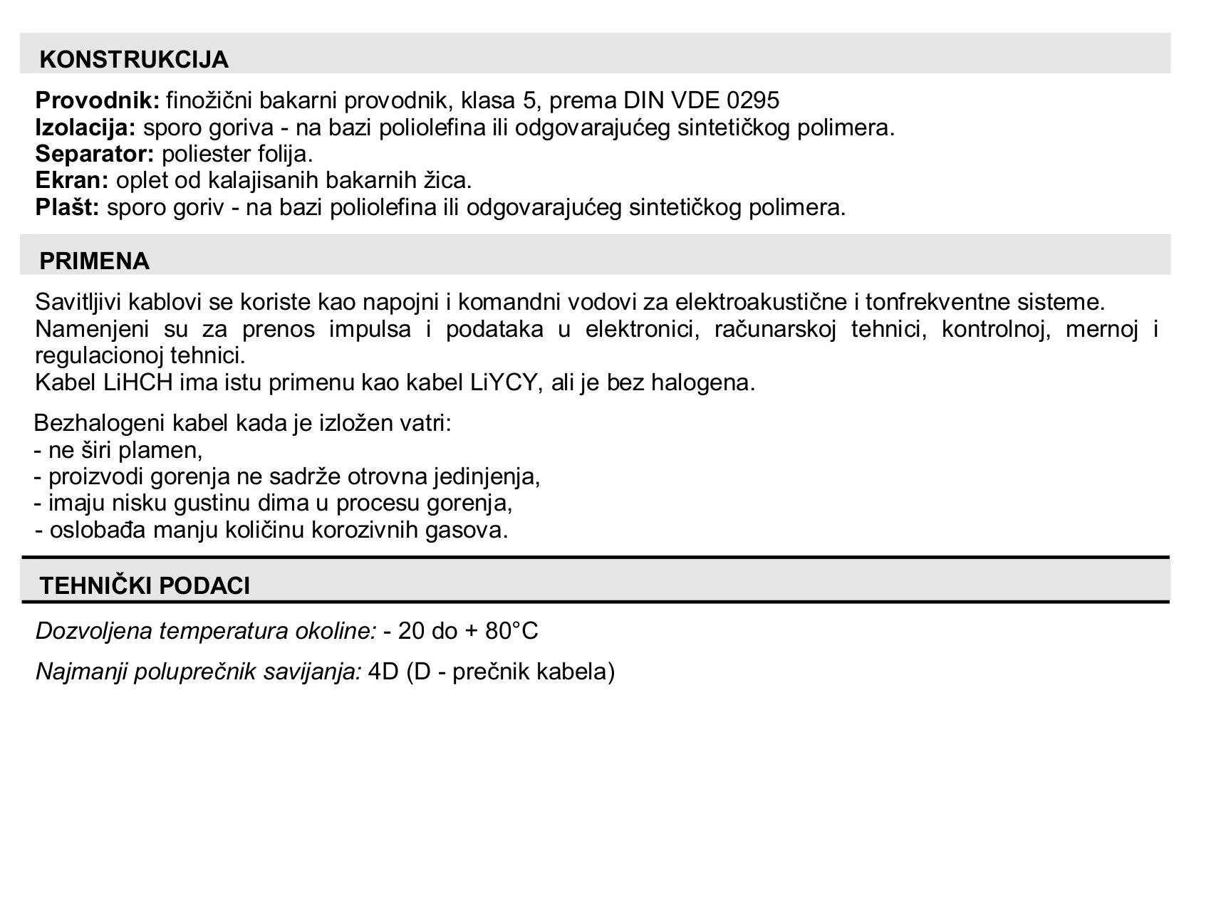 KABL LiHCH 2x0,75mm UNAL