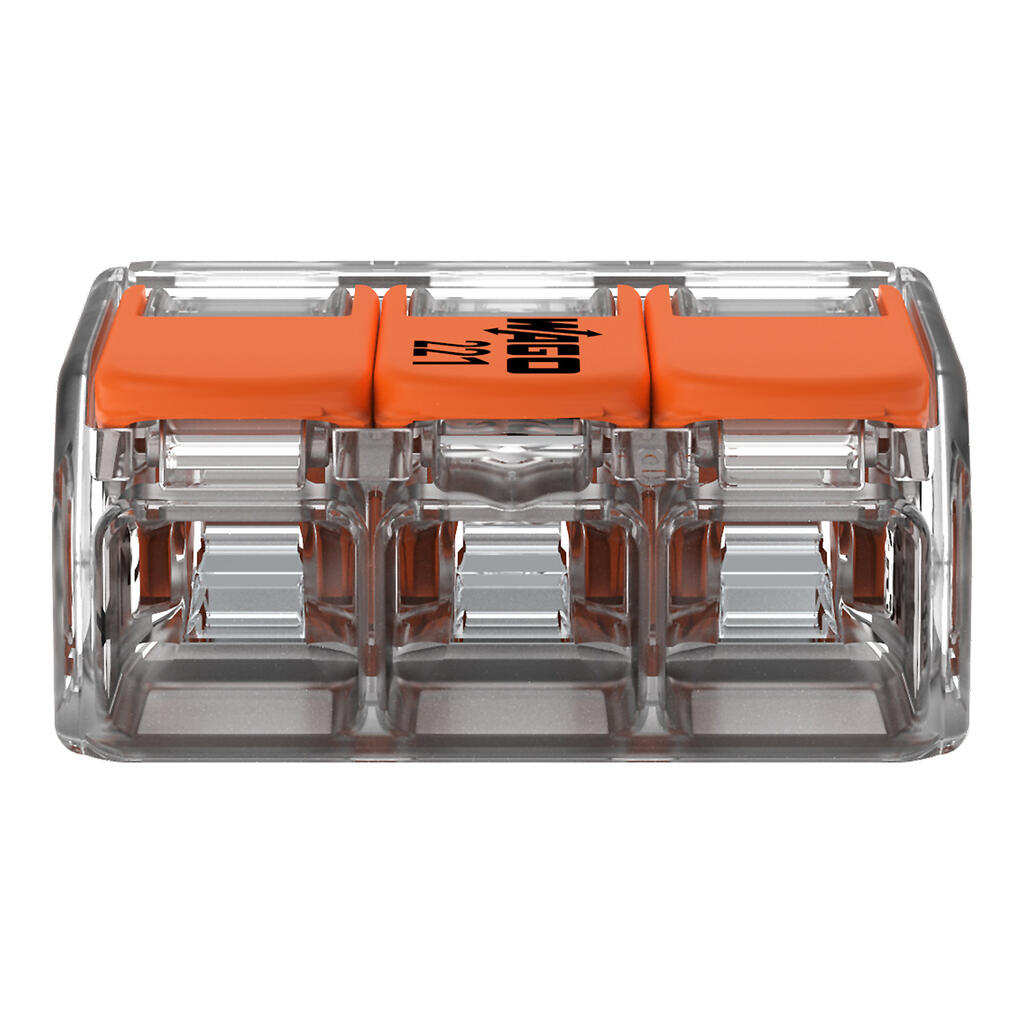 WAGO 221-413/995-012  KLEMA SA POLUGOM 3x0,2-4mm 450V/4kV/2 32A