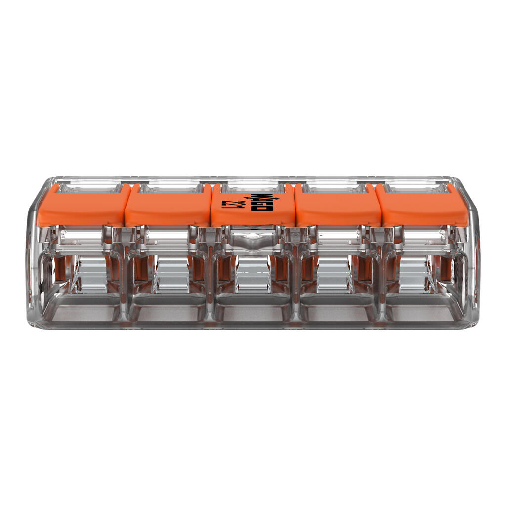 WAGO 221-415/995-008  KLEMA SA POLUGOM 5x0,2-4mm 450V/4kV/2 32A
