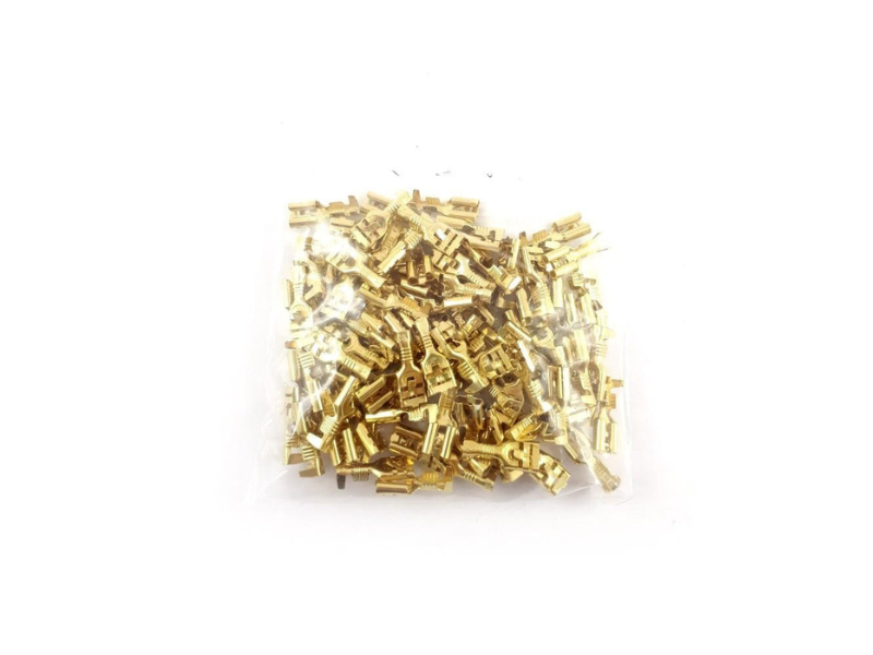 BUKSNA NEIZOLOVANA ŽENSKA 2,5mm2, 6,3mm, (Pak.100 kom.) OR-KK-8107/2,5/6