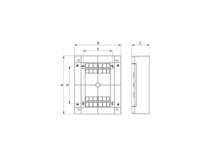 TEHNOPLAST C NAZIDNA DVOREDNA TABLA N24 0101015