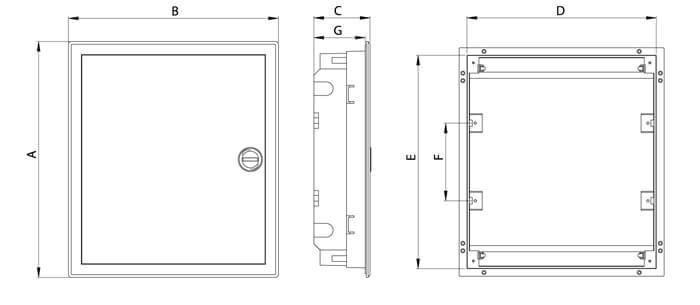 TEHNOPLAST A UGRADNA DVOREDNA TABLA U24 0101002