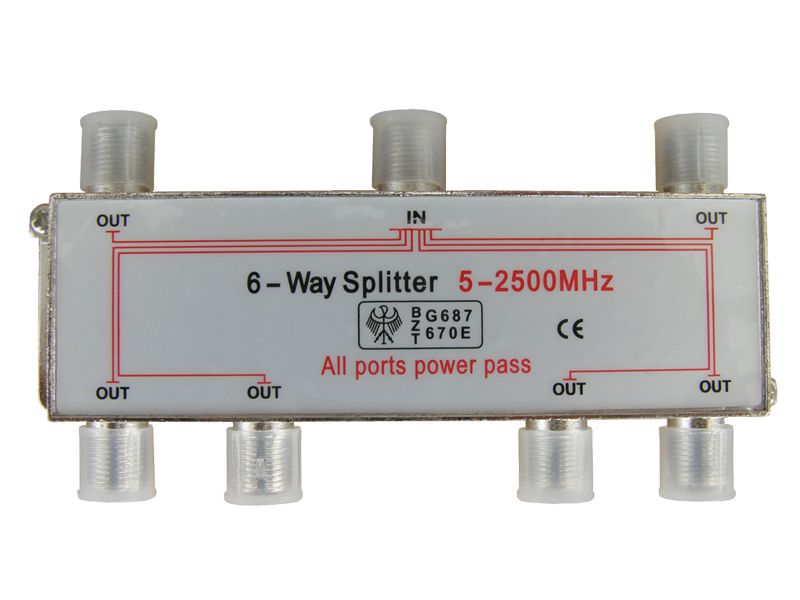 ANTENSKI SPLITER 1/6 5-1000