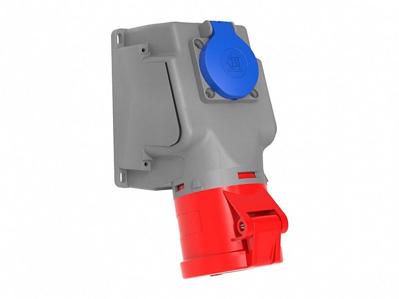 UTIČNICA ZIDNA UKO-UTO BEMIS IP44 32A 3P+E+N 380V SA UTIČNICOM BC1-3505-2537