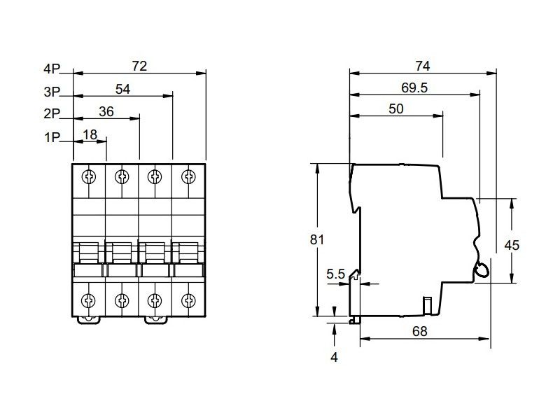 AUTOMATSKI OSIGURAČ SCHNEIDER 1P B 6kA 16A ACTI 9 K60N A9K01116