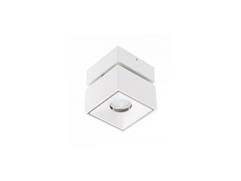 SVETILJKA LED BIANCO KVADRATNA 8W 4000K 680lm GTV LD-BNC8WKB-NB BELA