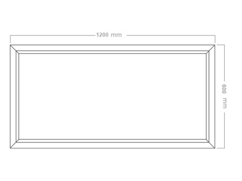 LED PANEL UGRADNI 1200x600 SOLED 65W 4000K 5200Lm GRL4135