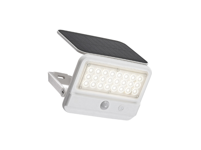 REFLEKTOR LED SOLARNI BELI SA SENZOROM 7W 4000K 700lm IP54 RABALUX 77090