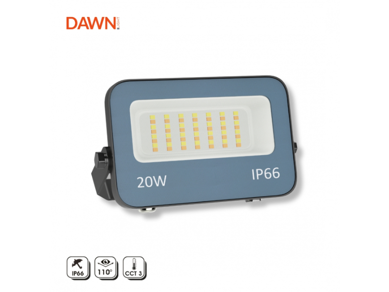 LED REFLEKTOR DAWN 20W SMD CCT GN-FL913-20