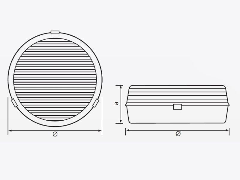 SVETILJKA IP65 F7272 32W+40W M-T