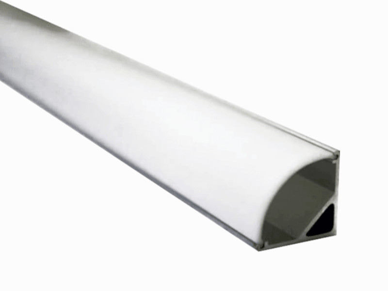 PROFIL ZA LED TRAKE SIVI UGAONI 18,4mx18,4mmx2000mm LL-ALP007-R