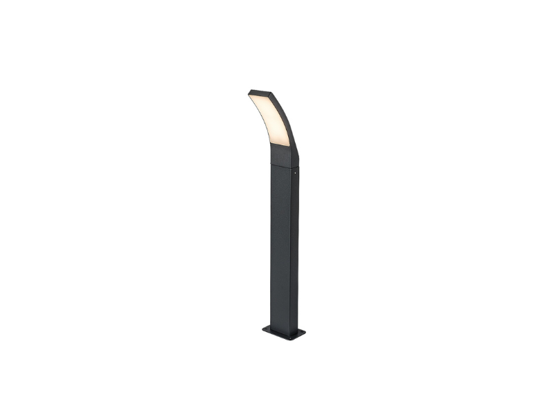 LAMPA PODNA LED 12W ANTRACIT,IP44,800lm,3000K,RAB 7506