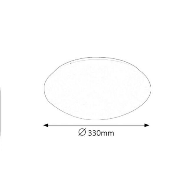 PLAFONJERA LED RABALUX LUCAS KRUG 3435 18W 1350lm 4000K FI330 IP20