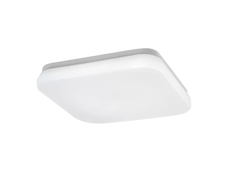 PLAFONJERA LED  CETVRTASTA RABALUX IP44 12W, 240x240mm,750lm,CCT RAB 77134