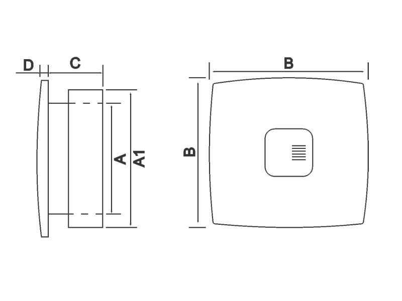 VENTILATOR KUPATILSKI MTG A120XS-T/FI 150