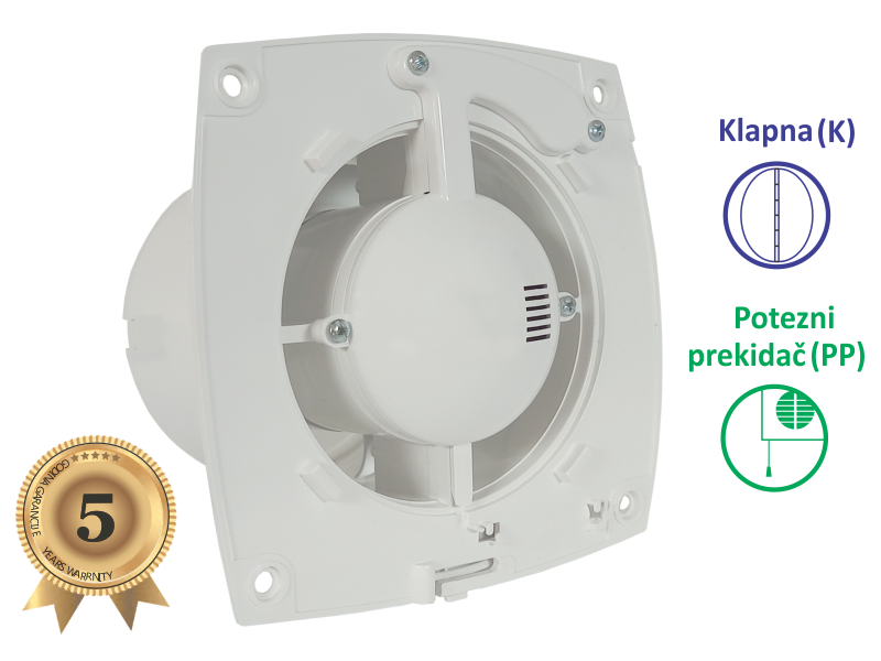 VENTILATOR KUPATILSKI MTG A100M-PPK