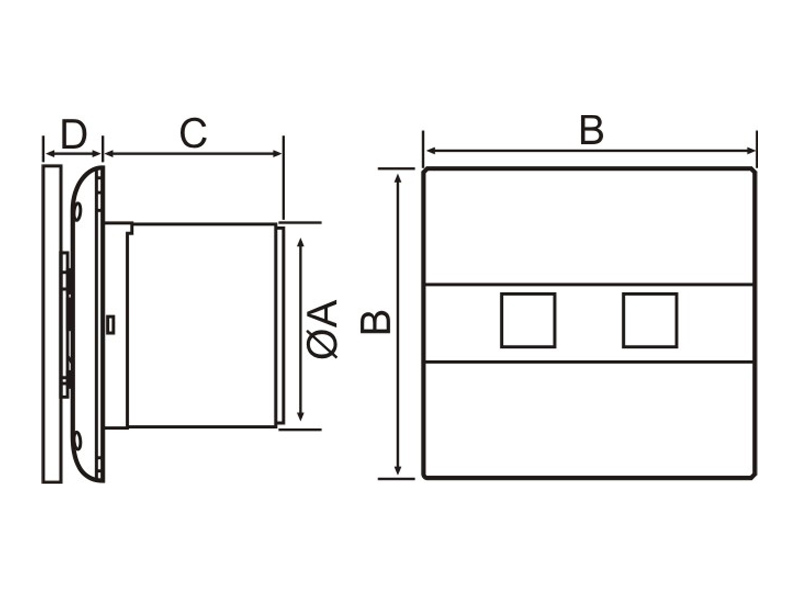 VENTILATOR KUPATILSKI CATA E-150 G 00902000