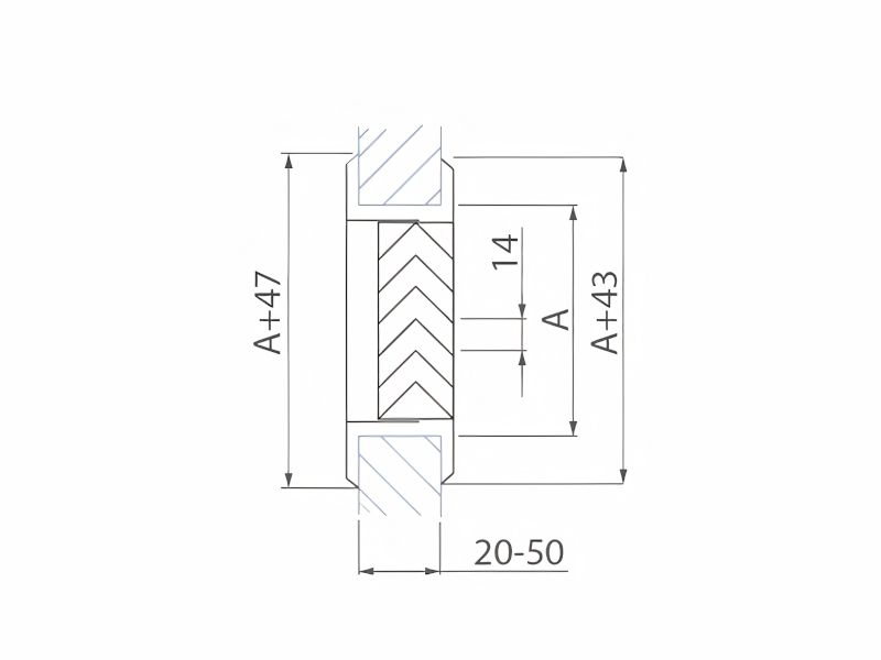 VENTILACIONA REŠETKA PRESTRUJNA AL 200X200 MTG