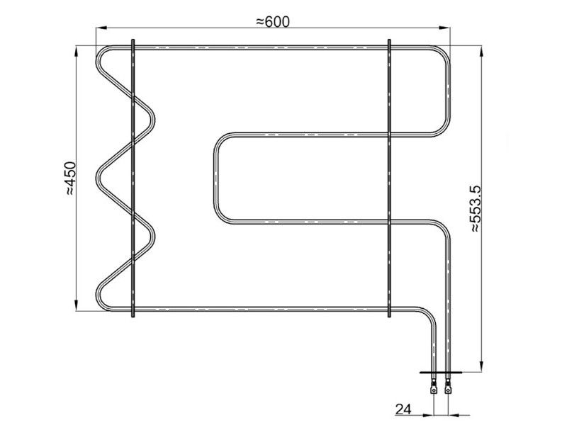 GREJAČ RERNE IGO 2500W S-4042